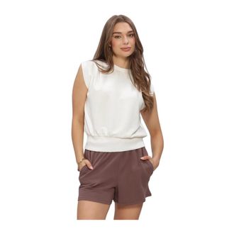Minus Msmarta Sweat - Dames - Tops zonder mouwen - Wit - 2XL - Tops