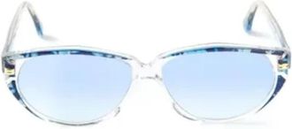 Saint Laurent Pre-owned Acetate sunglasses - Dames - Vintage Accessoires - Blauw - ONE Size - Vintage