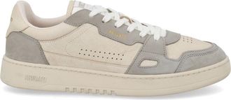 Axel Arigato Neutral Leather Suede Perforated Sneakers