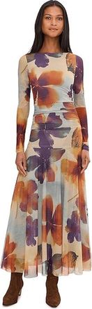 Free People Sunnei Mesh Maxi Dress Womens Dress Sunrise Combo : LG (Womens 12-14), Elastane/Polyester