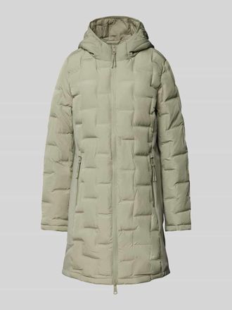 s.Oliver Red Label Steppmantel mit Kapuze in Mint, Gr&ouml;&szlig;e 38