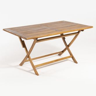 ED&Egrave;N JARD&Iacute; Mesa exterior plegable de teca 150x90 cm