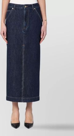 Darkpark erika denim skirt pockets