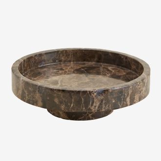 Sklum Vaciabolsillos Redondo &Oslash;25 Cm En Piedra Natural Kevara Sklum