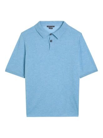 Begg x Co button polo shirt - men - Cashmere - S - Blue