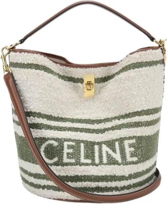 Celine Pre-owned Vintage Bucket Bag - Dames - Vintage Tas - Wit - ONE Size - Vintage