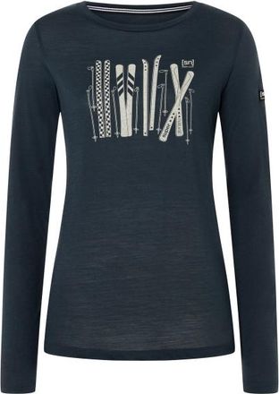 super.natural Fourski L/S Longsleeve f&uuml;r Damen | blau