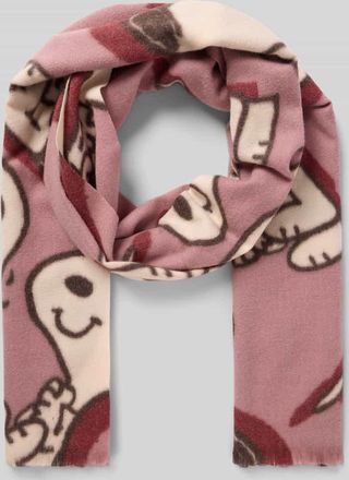 Codello Schal mit Ausfransungen in Rose, Gr&ouml;&szlig;e 1