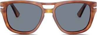 Persol Occhiali da sole squadrati - Marrone
