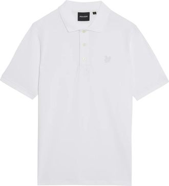 Lyle & Scott Superfine Polo Shirt - Heren - Polos - Wit - 2XL - Katoen - Tops
