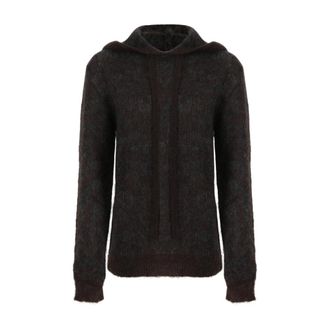 P.A.R.O.S.H. Lamu886 Hoodie - - Sweatshirts & Hoodies - Donna - Marrone - S