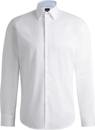 HUGO BOSS Hugo Boss-Hemd - Heren - Zakelijke Overhemden - Wit - 6XL - Overhemden