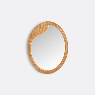La Redoute Interieurs Ovale rotan spiegel, 50 x 65 cm, SYLEA