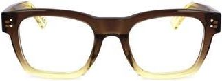 Marni 52mm Square Reading Glasses in Brown To Yellow at Nordstrom Rack