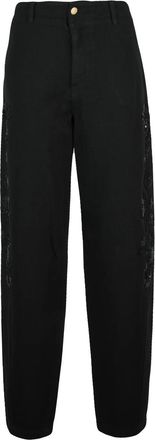 Ermanno Scervino Black Cotton Denim Jeans