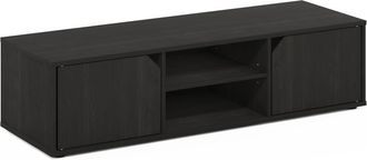 Furinno Classic TV Stand for TV up to 55 Inch, Espresso