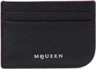 Alexander McQueen Leren Kaarthouder - unisex - Portefeuilles - Zwart - ONE Size - Leer - Accessoires
