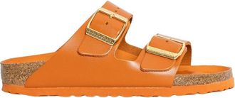 Birkenstock Arizona Exquisite Natural Leather - Dames - Sandalen - Oranje - 37 EU - Leer - Schoenen