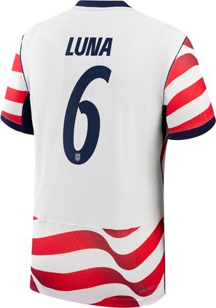 Nike Diego Luna USMNT 2026 Match Home Nike Mens Aero-FIT Soccer Jersey in White | NN203993600-USM