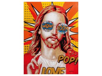 Schubiger M&ouml;bel Bild Pop Art Jesus