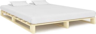 vidaXL Vidaxl - Estructura De Cama De Palets Sin Colch&oacute;n Madera Pino 180x200 Cm