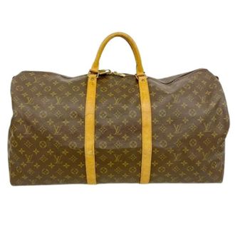 Louis Vuitton Vintage, unisex, Bruin, ONE Size, Pre-owned Boston Bag