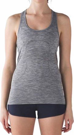 lululemon Swiftly Tech Racerback Tank Top 2.0 In Slate/white