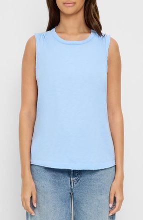 Michael Stars June Supima Cotton Slub Jersey Tank in Sky at Nordstrom