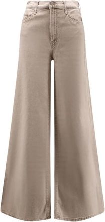 Mother Wijde Pijpen Jeans - Dames - Loose Fit Jeans - Beige - W29 - Denim - Jeans