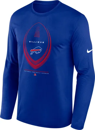 Nike Buffalo Bills Legend Icon Nike Mens Dri-FIT NFL Long-Sleeve T-Shirt in Blue | NKHT4DA81-NDB