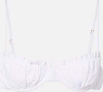 Faithfull The Brand Esterel ruched bikini top