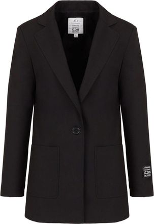 A|X Armani Exchange Effen blazer dames/dames (Zwart)