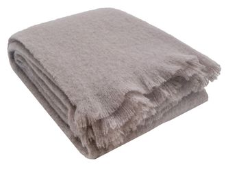 Schubiger M&ouml;bel Plaid Simba Taupe 130x180 cm