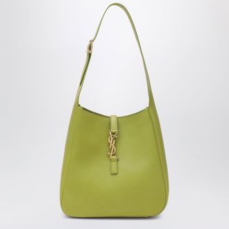 Saint Laurent Lime LE 5 &Agrave; 7 Micro Bag In Grained Leather