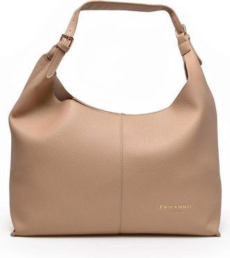 Ermanno Scervino Beige Veronica Polyurethane Tote Bag