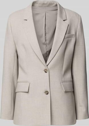 Selected Regular Fit Blazer mit Viskose-Anteil Modell RITA in Beige, Gr&ouml;&szlig;e 36