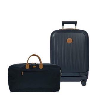 Bric's 2 Piece Set - Taormina Front Pocket 21 Carry-On Spinner & X-Travel 22 Deluxe Duffle in Navy at Nordstrom