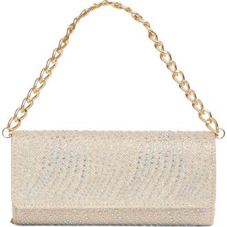 Jessica McClintock Max Embellished Shoulder Bag in Light Gold at Nordstrom Rack