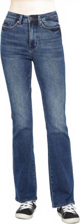 Judy Blue High Waist Tummy Control Bootcut Jeans In Dark Stone Wash