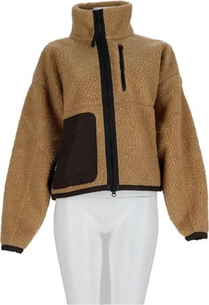 Canada Goose Powder Wool-Blend Teddy Cropped Jacket