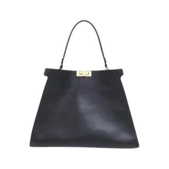 Fendi Pre-owned Vintage Schoudertas - Dames - Pre-owned - Zwart - Maat: ONE Size Leer