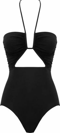 Rick Owens Badmode, Dames, Zwart, M, Prong Bather One-piece
