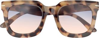 Vince Camuto Glam 136mm Gradient Square Sunglasses in Oatmeal at Nordstrom Rack