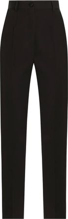 Dolce & Gabbana Pantaloni sartoriali a vita alta - Nero