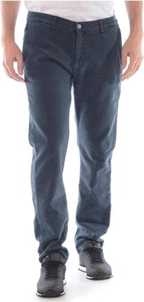 Daniele Alessandrini Jeans - Heren - Chinos - Blauw - W31 - Katoen - Broeken