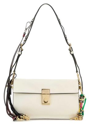 Prada White Soft Sound Small Shoulder Bag
