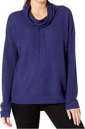 Elliott Lauren Pullover Crew Sweater In Blue