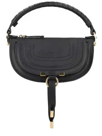 Chlo&eacute; Black Marcie Mini Shoulder Bag