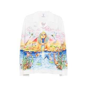 Casablanca Graphic-print Long-sleeve Shirt
