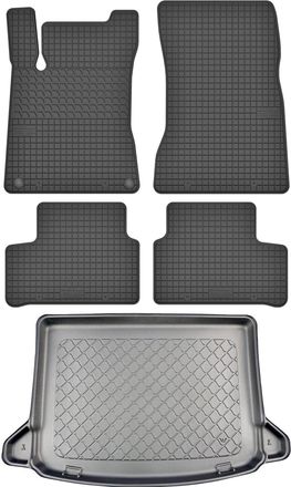OEM Juego De Alfombrillas De Goma Para Coche Y Maletero Para Mercedes Clase A W177 250 E Hatchback A Partir De Agosto De 2019